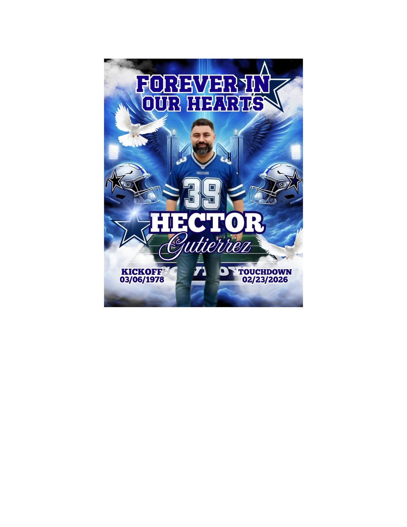 Avis de décès de Hector Rolando Gutierrez Jr.