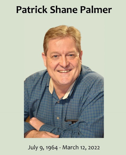 Avis de décès de Patrick Shane Palmer