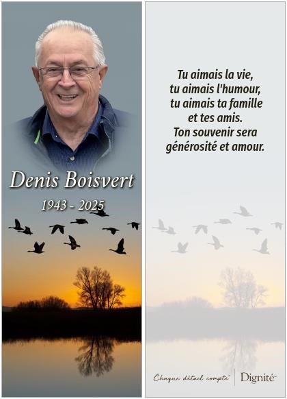 Obituary of Denis Boisvert