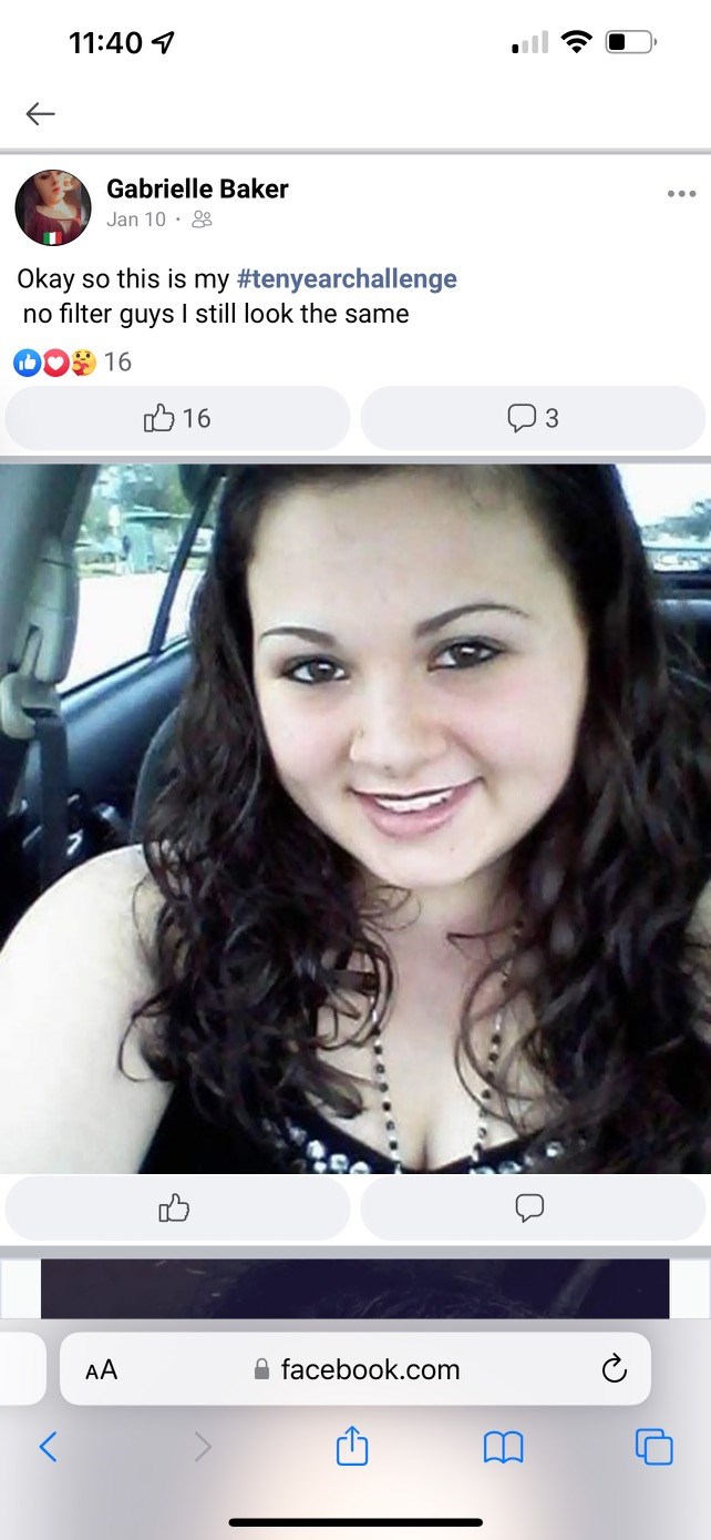 Obituary of Gabrielle Jade Baker