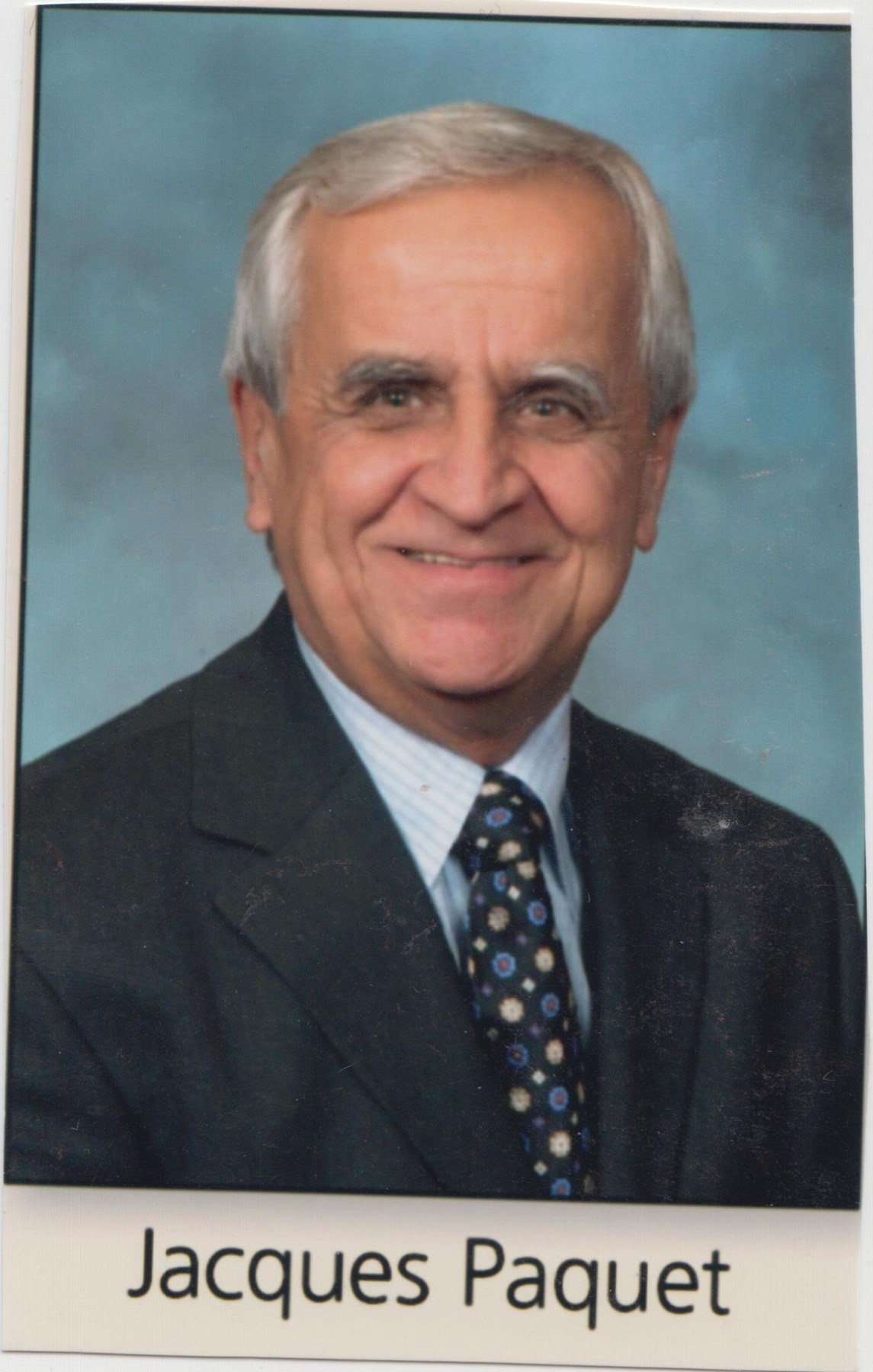 Avis de décès de Jacques Paquet