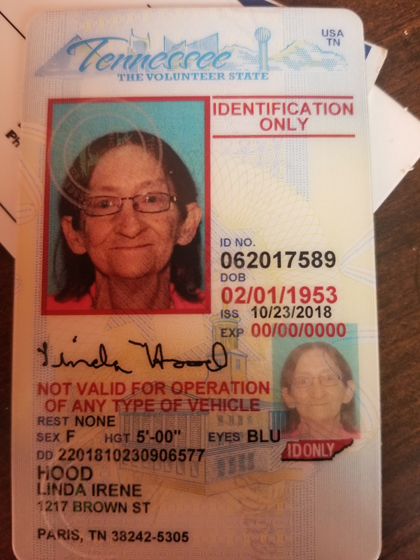 Obituary of Linda Irene Hood