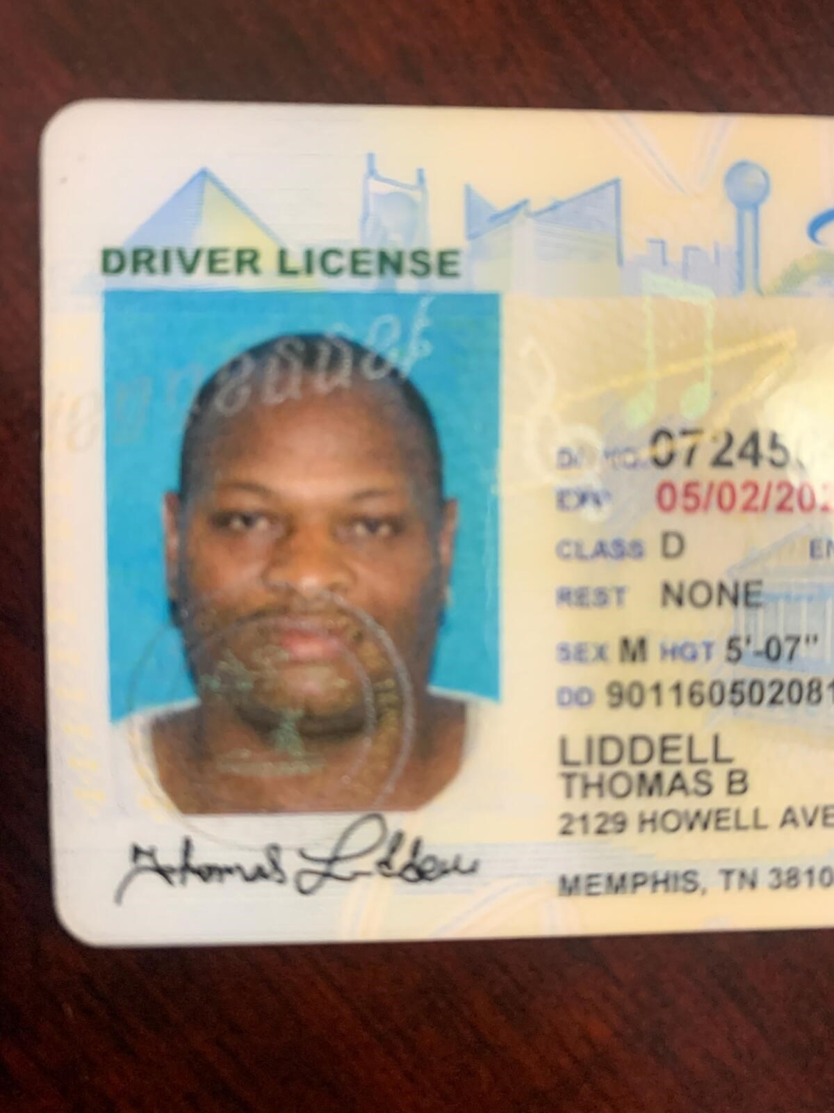 Obituary of Thomas B. Liddell