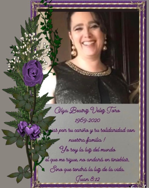 Obituary of Dr. Olga Beatriz Velez Toro DDS