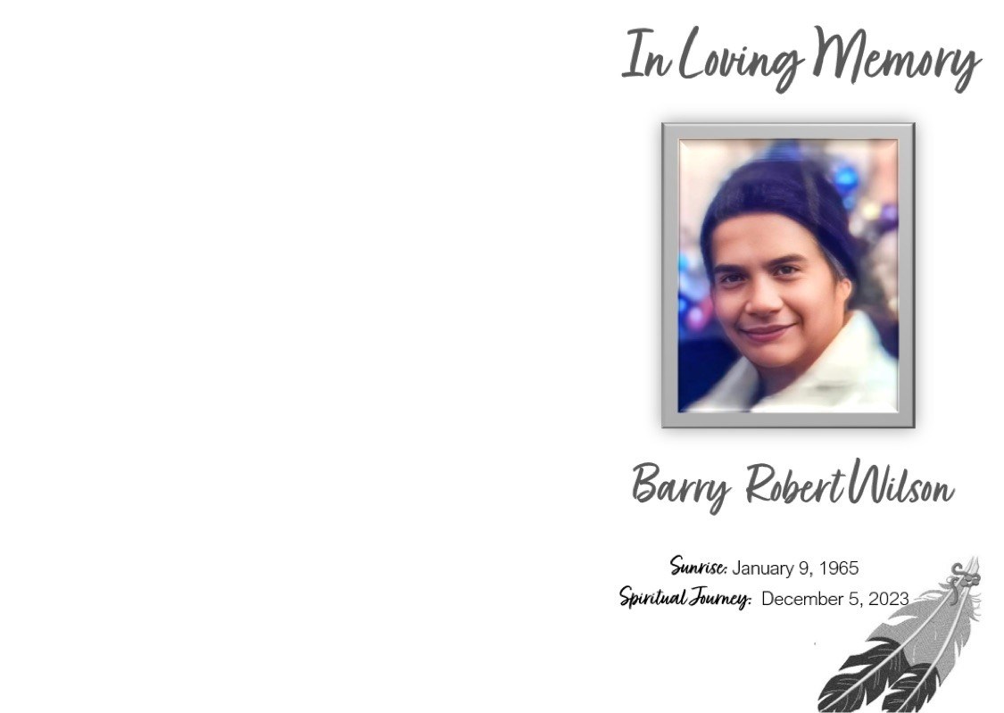 Obituario de Barry Robert Wilson