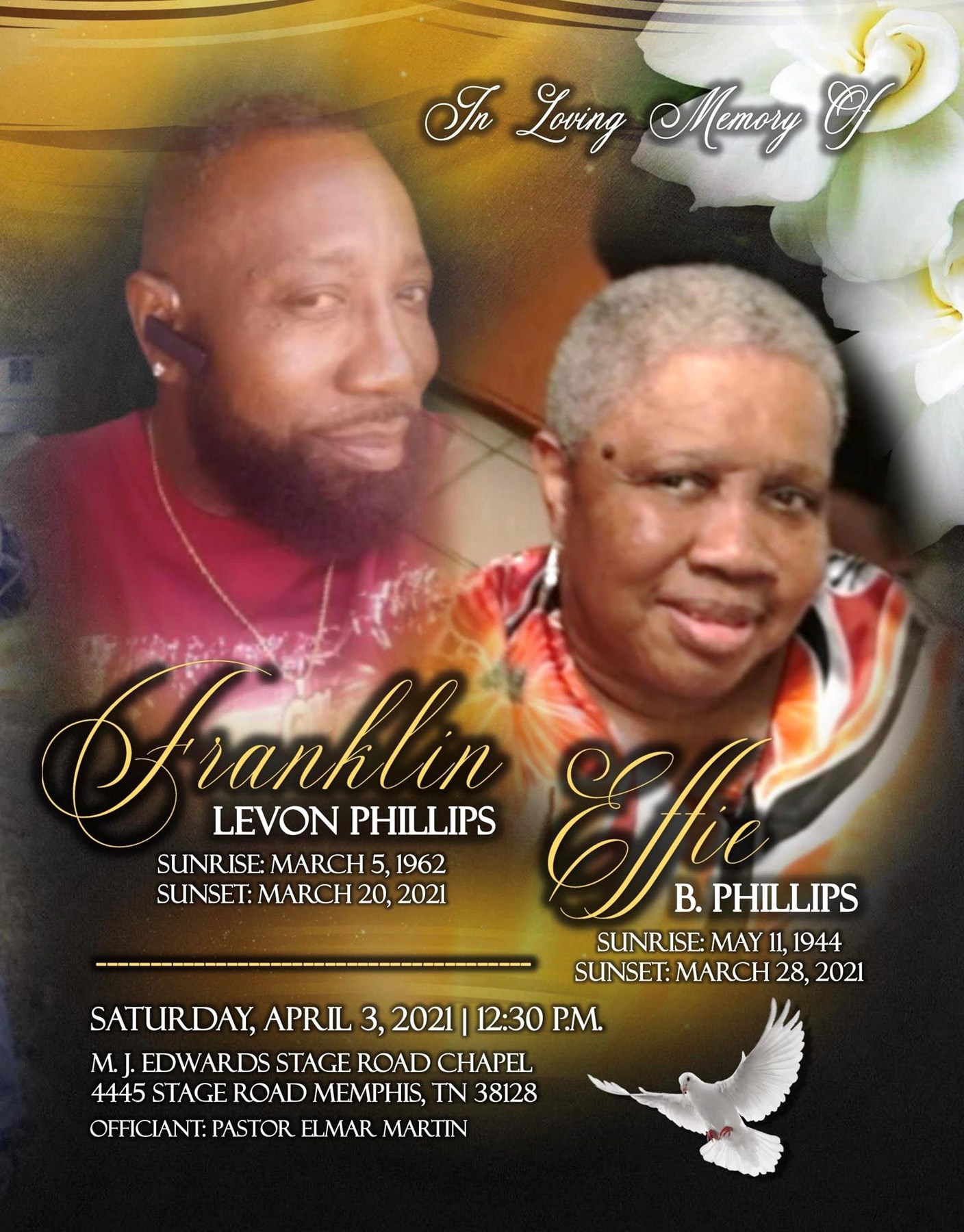 Effie Phillips Obituary Memphis, TN
