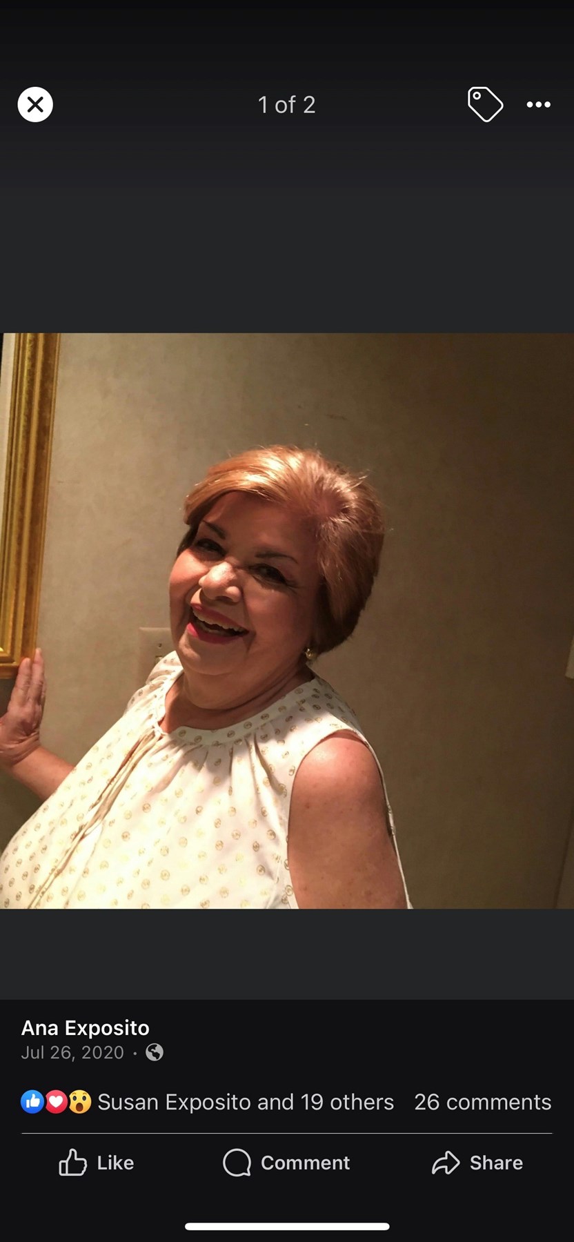 Obituary of Ana Julia Exposito