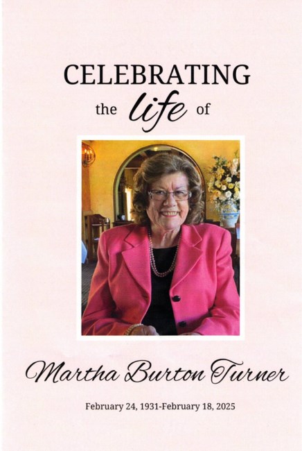 Obituary of Martha Turner