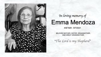 Obituary of Emma Mendoza