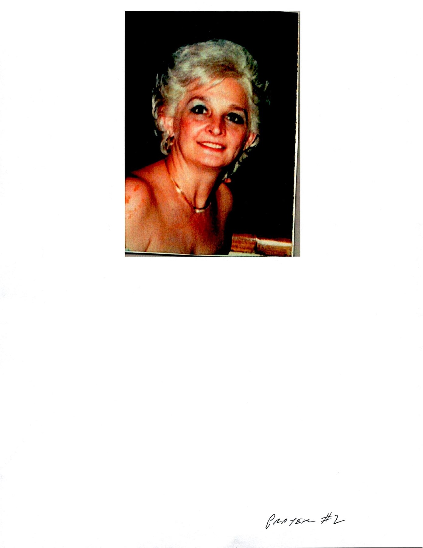 Obituary of Maria Thomas