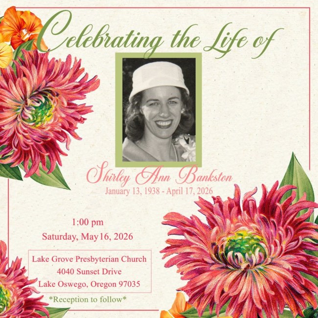 Obituary of Shirley Ann Bankston