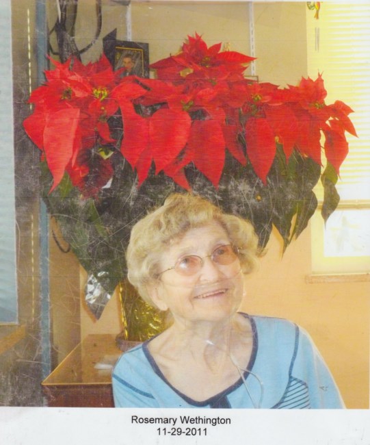 Obituary of Rosemary Wethington