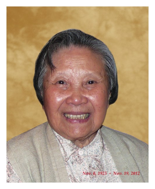 Obituario de Mrs. Fong Yim Sheung Wong