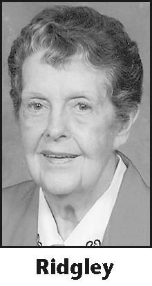 Avis de décès de Alberta Jean Ridgley