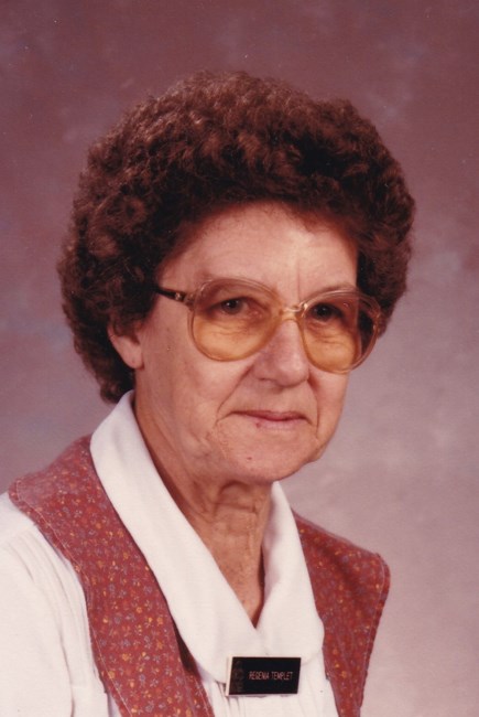Obituary of Regina Marguerite Templet