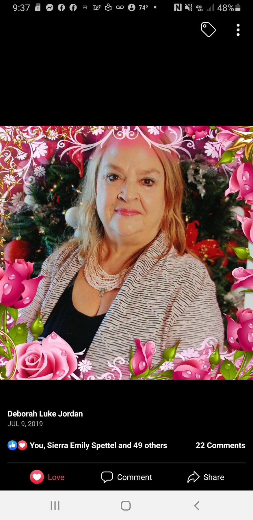 Obituary of Deborah Ellen Jordan