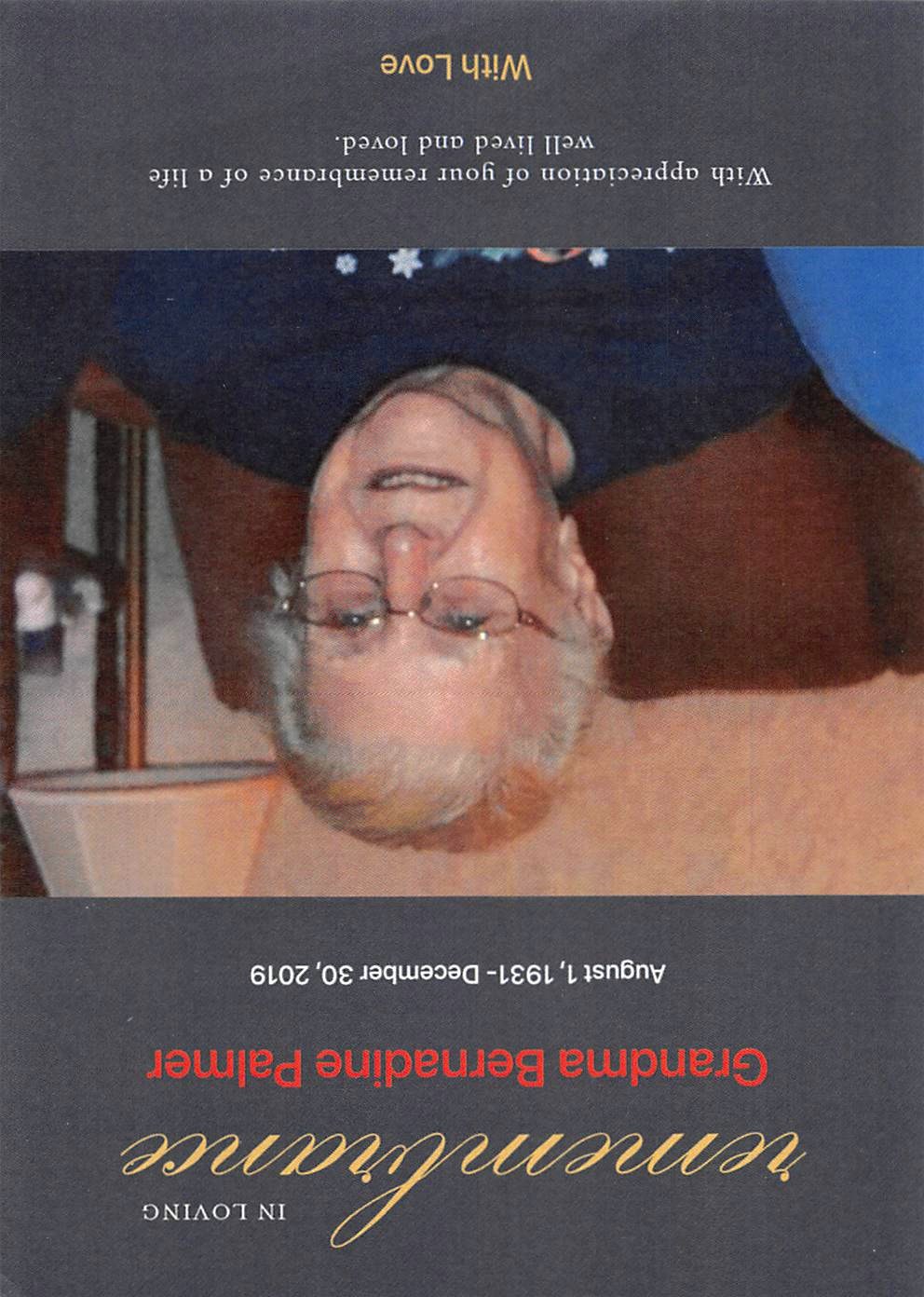 Obituary of Bernadine "Sandy" Palmer