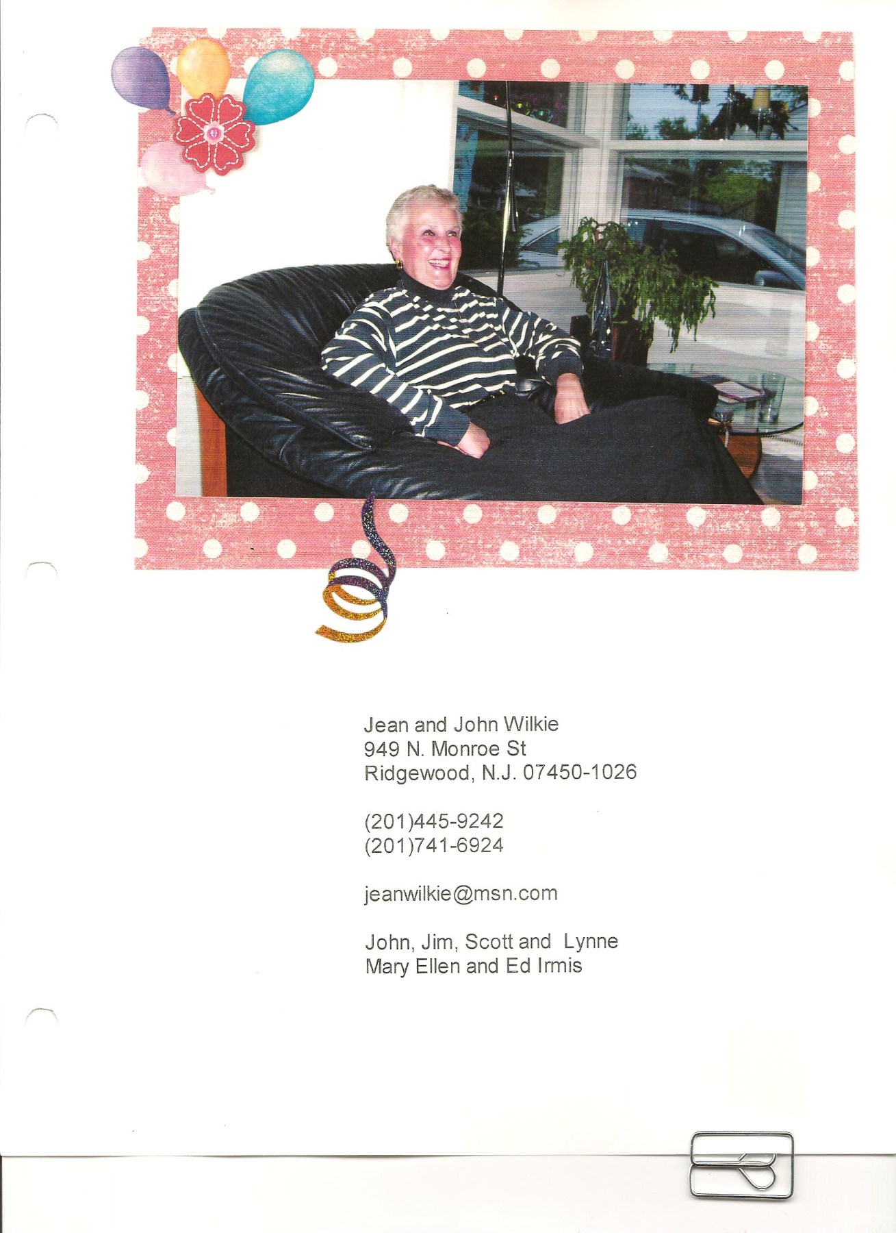 Obituary of Jean E. Wilkie