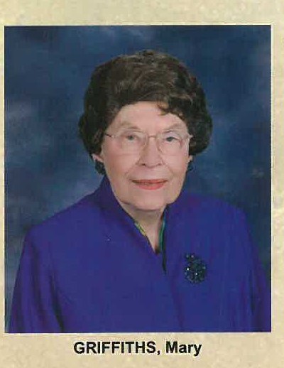 Obituary of Mary I Griffiths