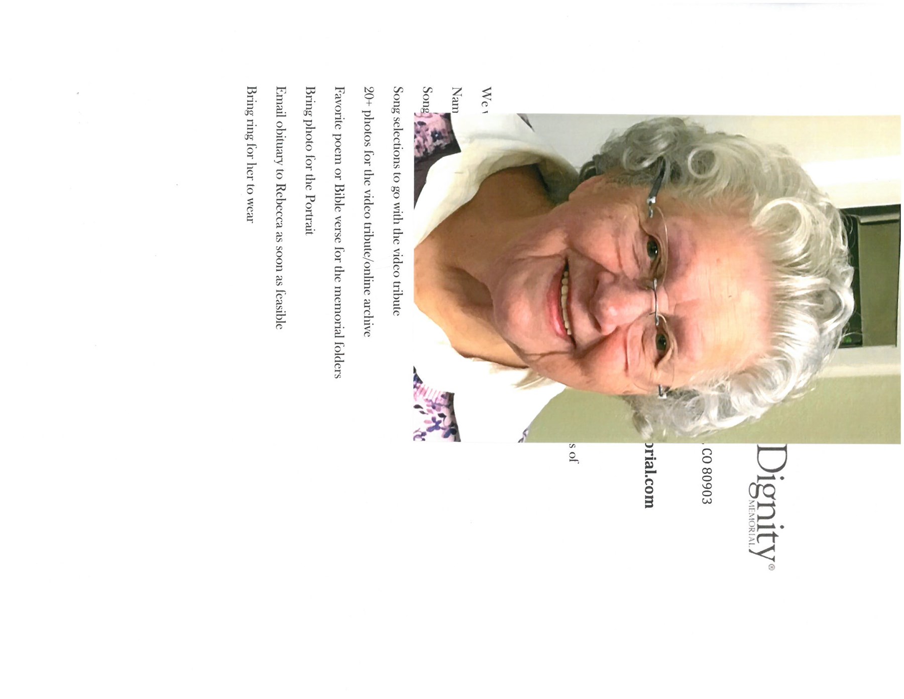 Ilse Crocker Obituary Colorado Springs, CO