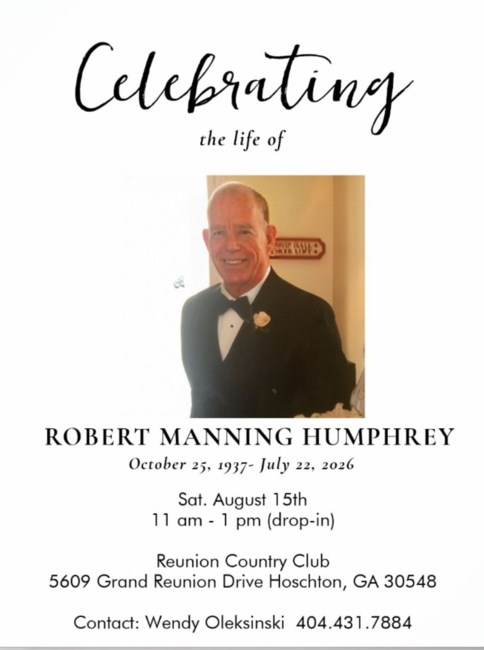 Obituary of Robert Manning Humphrey