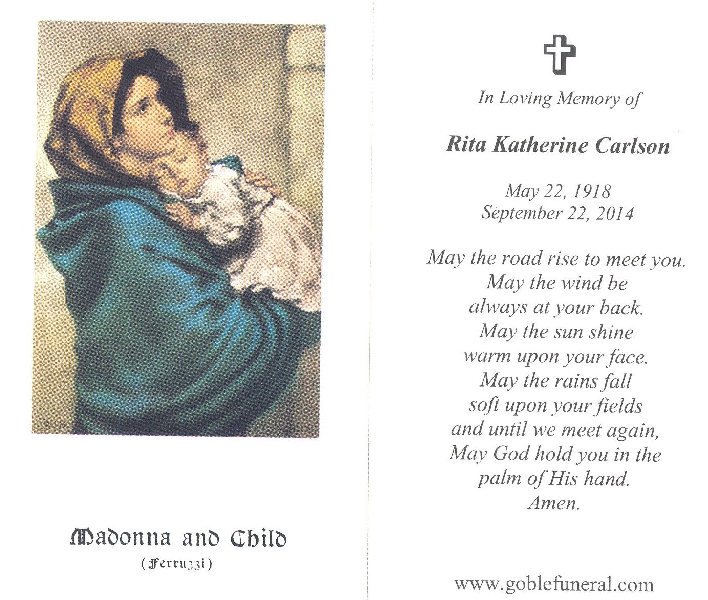 Rita Carlson Obituary Sparta NJ