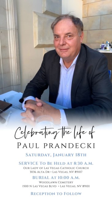 Obituary of Paul Andrew Prandecki