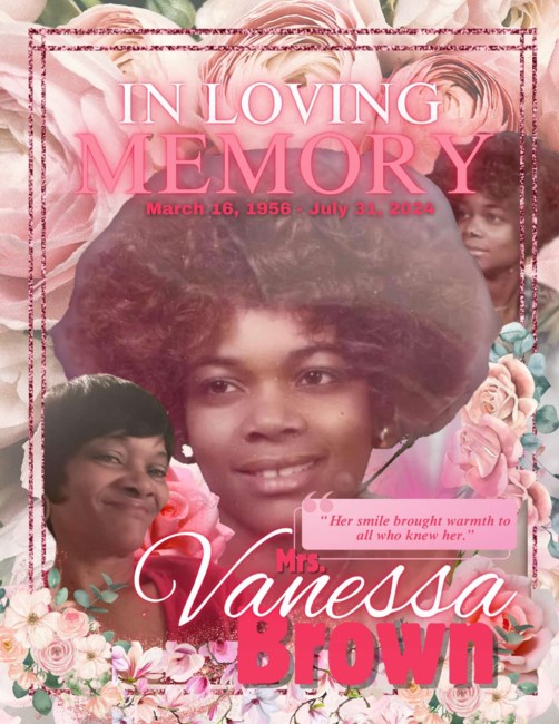 Obituary of Vanessa van Brown