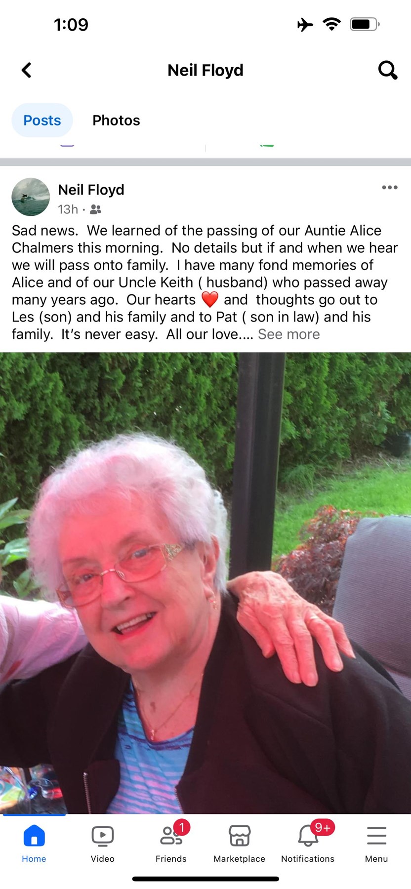 Obituary of Alice Hazel Chalmers