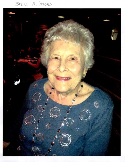 Obituary of Stella R Mond