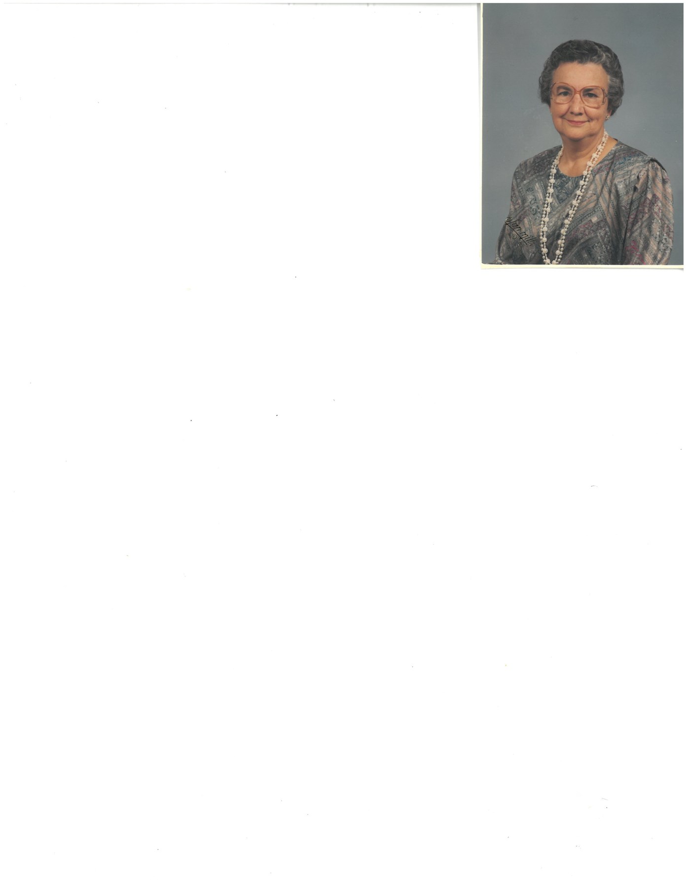 Obituary of Dorothy Eloise Wood