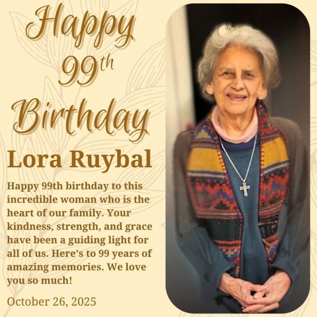 Obituary of Lora Ruybal