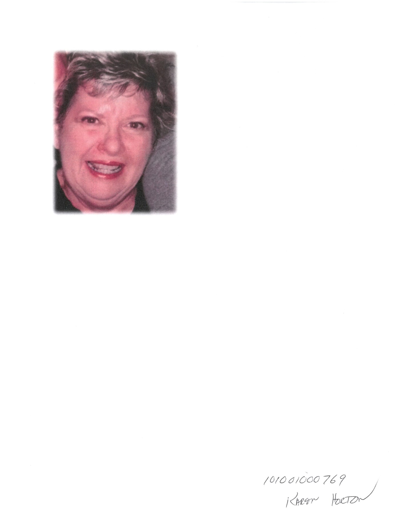 Obituary of Karen Kay Horton