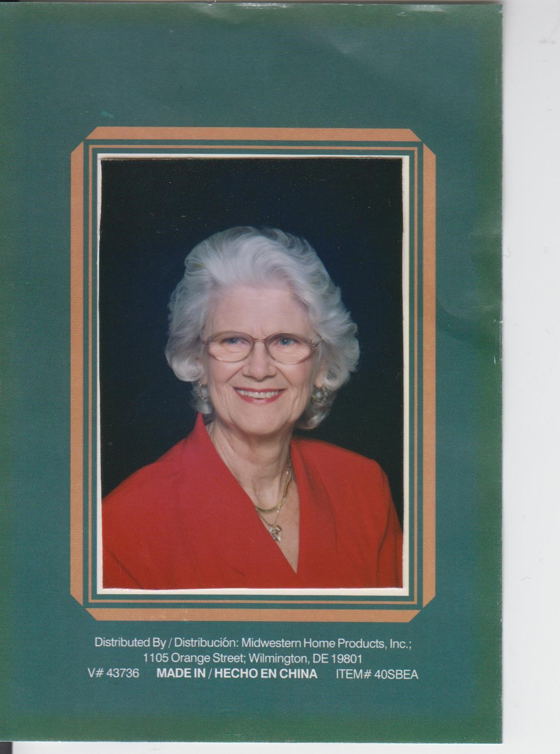 Obituary of Velma H Stockard