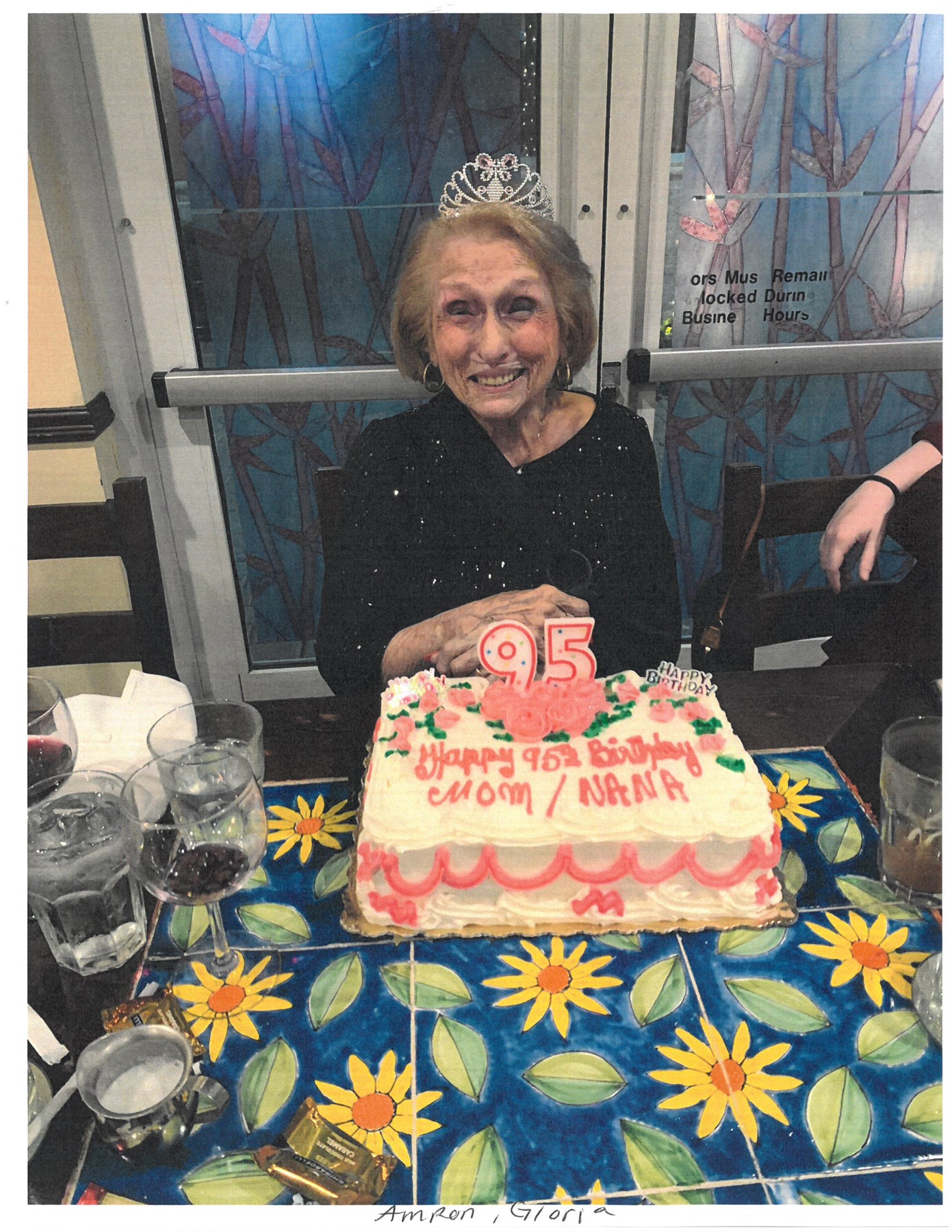 Obituary of Gloria Geraldine Amron