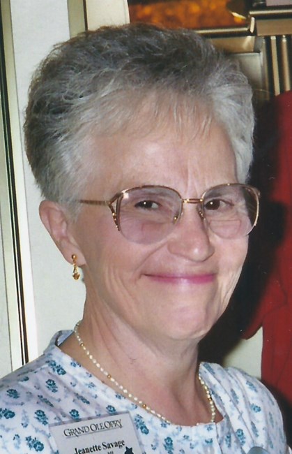 Obituary of Mary Jeanette Savage