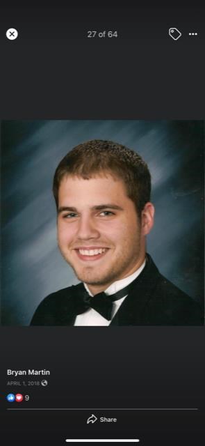 Avis de décès de Bryan Randall Martin