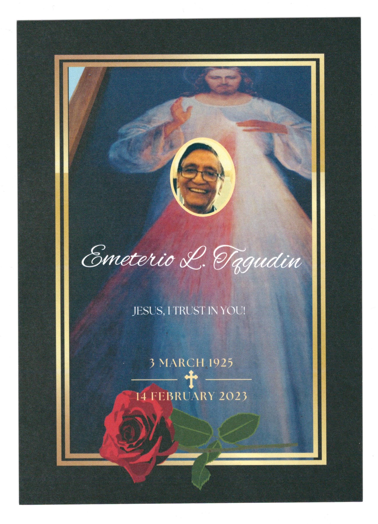 Obituary of Emeterio Leano Tagudin