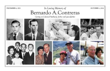 Obituary of Bernardo Augusto Contreras
