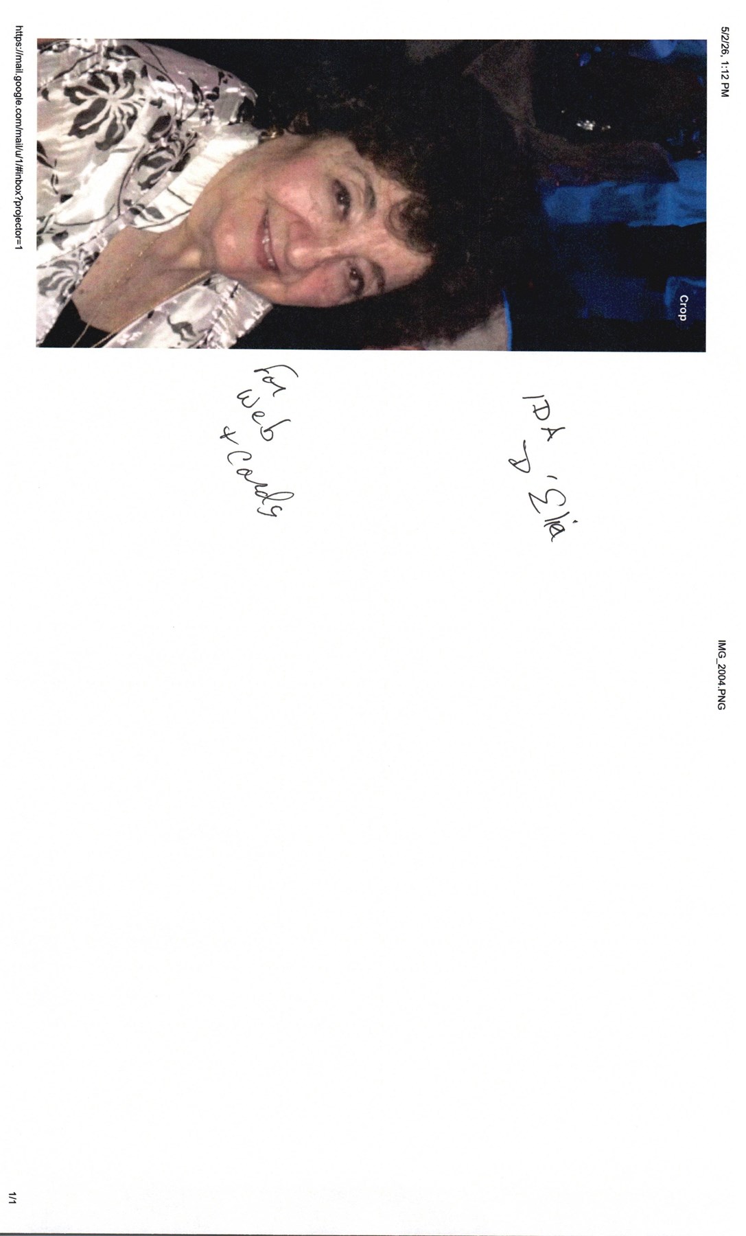 Obituary of Ida M D'Elia