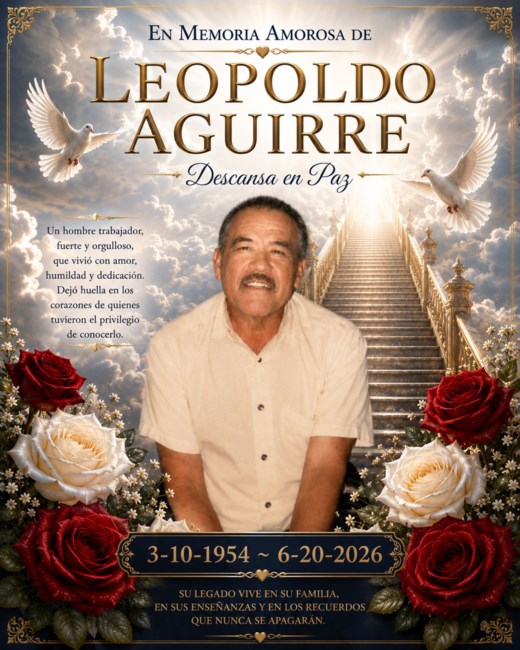 Obituary of Leopoldo Aguirre Rios