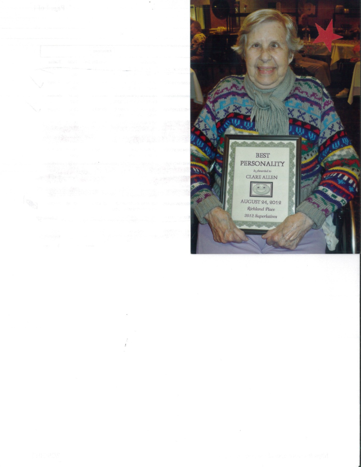 Obituary of Katherine Clare Allen