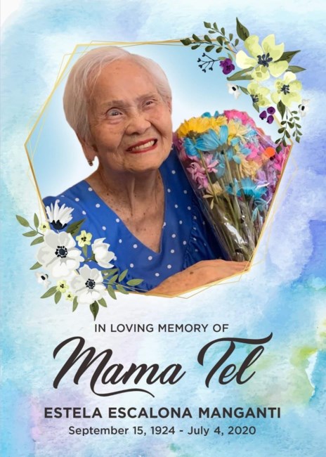 Obituary of Estela Escalona Manganti