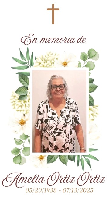 Obituary of Amelia Ortiz Ortiz