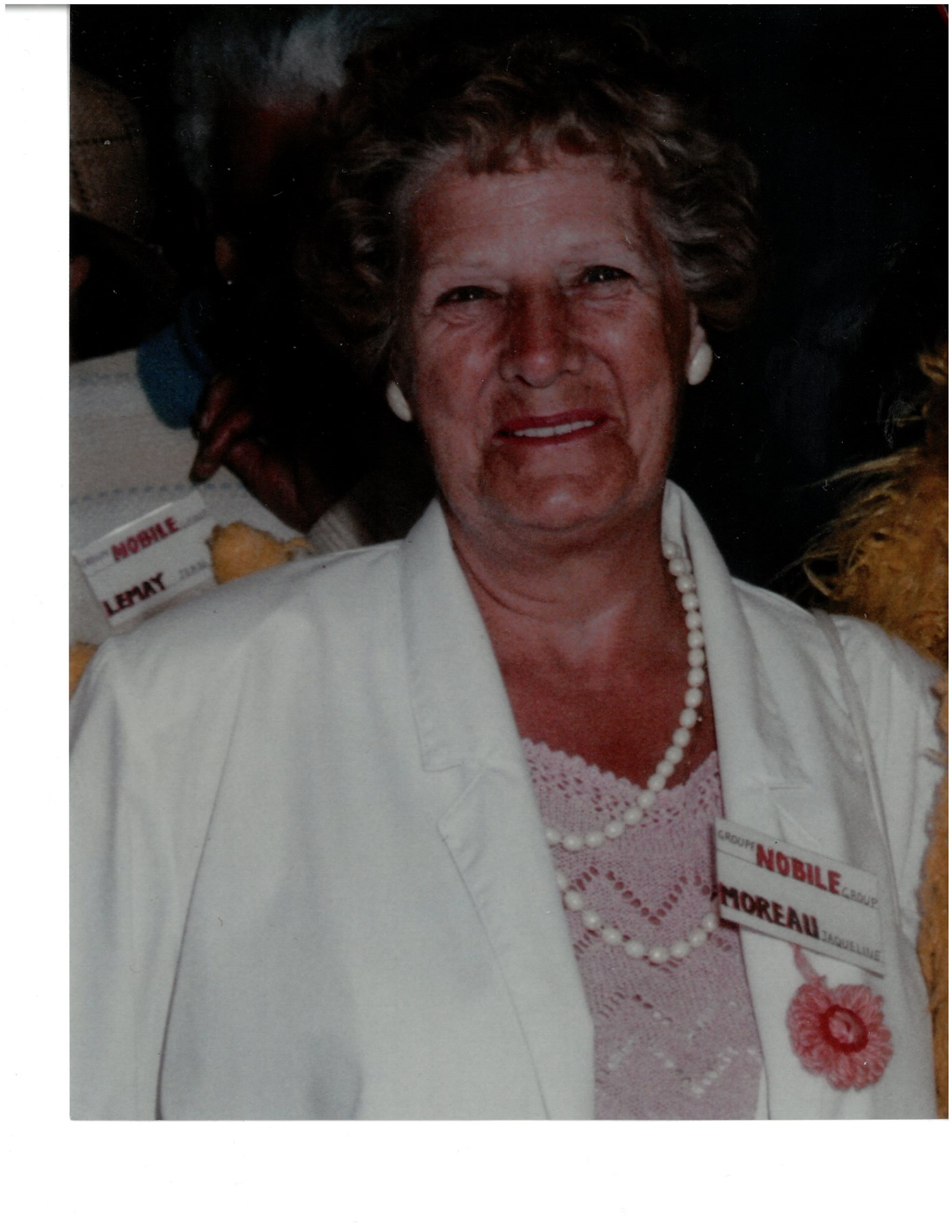 Obituary of Jacqueline Durocher Moreau