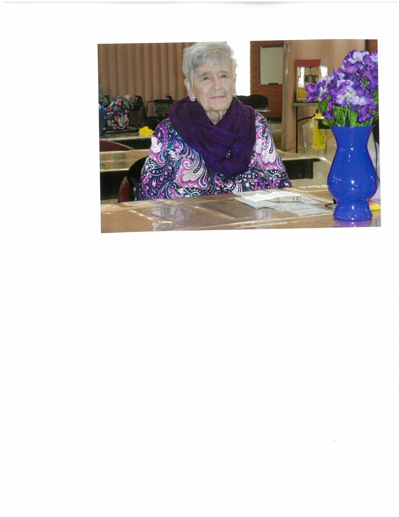 Obituary of Betty W McGowan