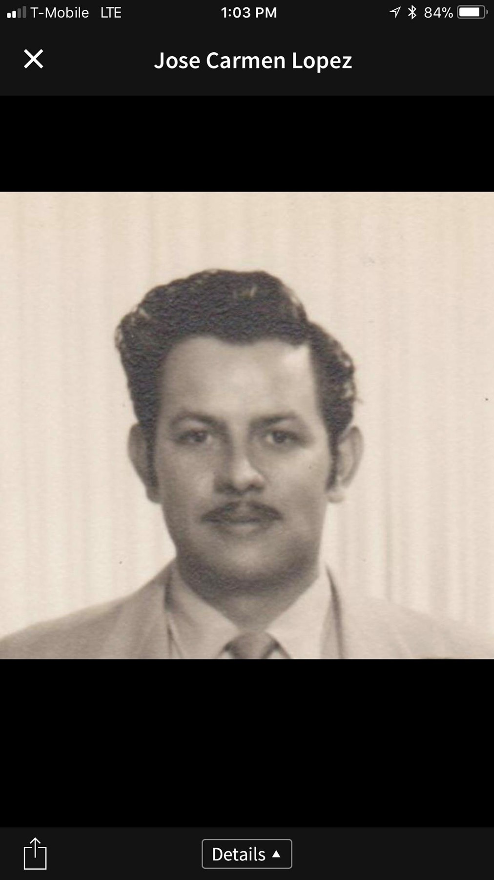 Obituary of José Carmen López Murillo