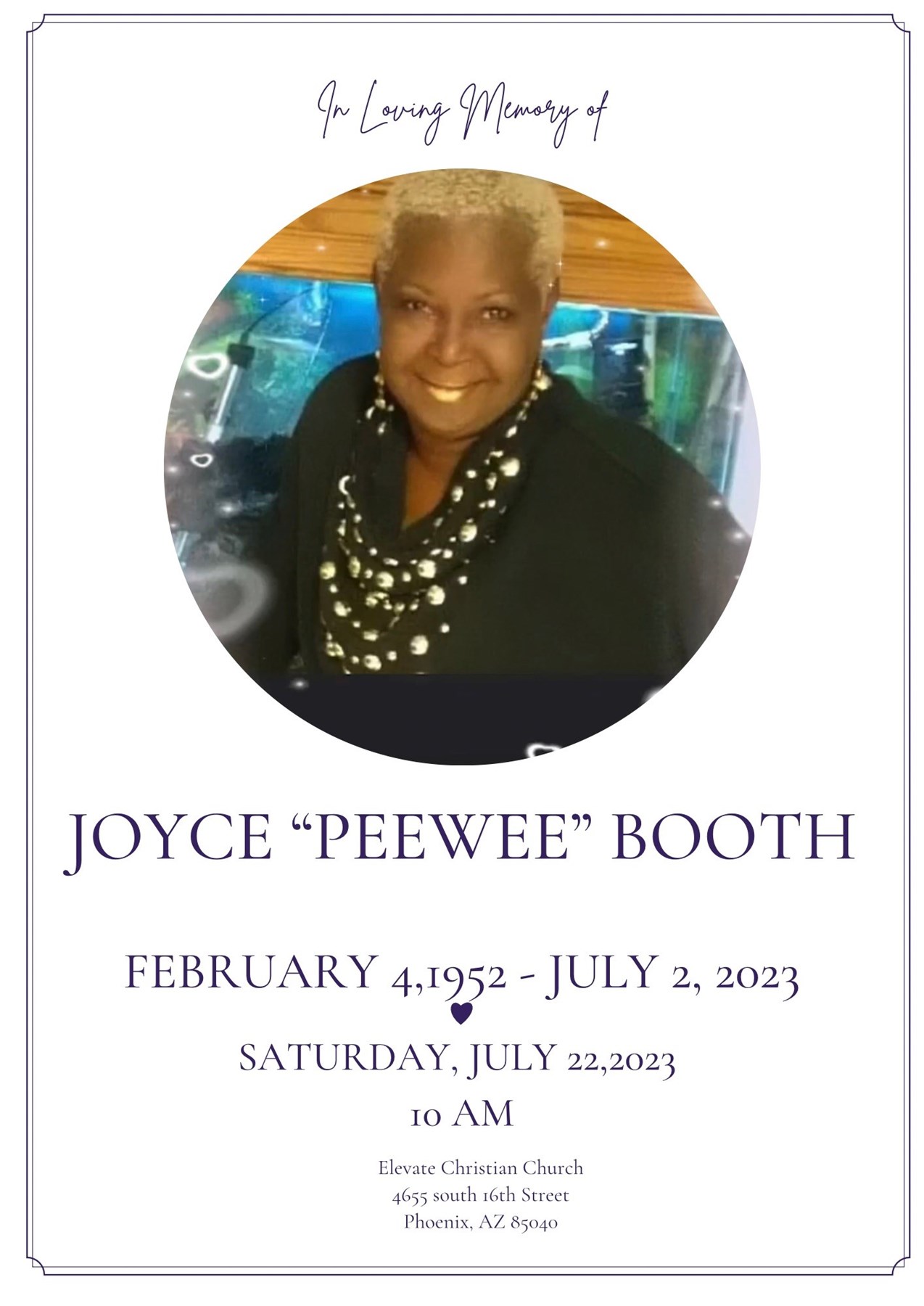 Obituary of Joyce Ann Booth