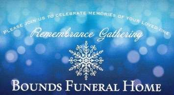 Obituary of Bounds Holiday Gathering