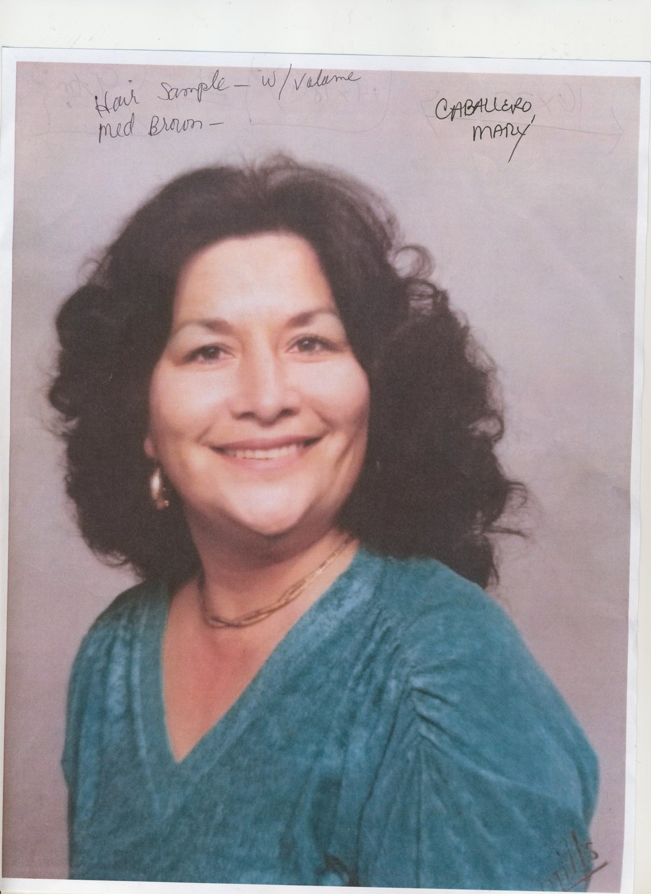 Obituary of Mary Ann Caballero